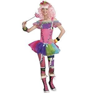 Dreamgirl Retro 80s Halloween Costume S (3 - 5)